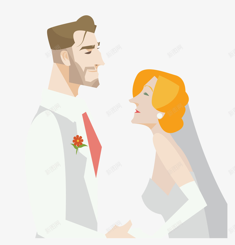 甜蜜的新娘新郎婚纱照矢量图eps免抠素材_新图网 https://ixintu.com 人物 婚庆 婚纱照 情侣 新娘新郎 甜蜜的新娘新郎婚纱照 结婚 矢量图