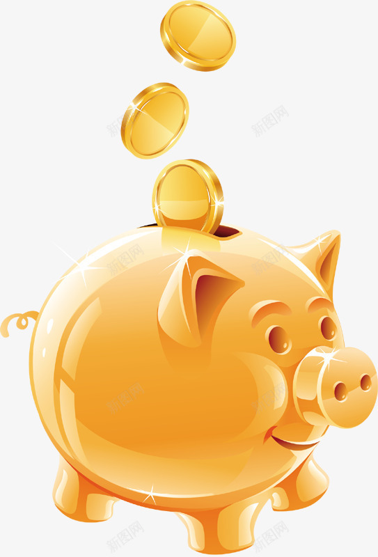 小猪存钱罐png免抠素材_新图网 https://ixintu.com Money 投资 理财 百元大钞 美元 财富 金融 金融危机 金钱 钱