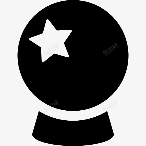 魔法球图标png_新图网 https://ixintu.com 公平 占卜 未来 魔法球