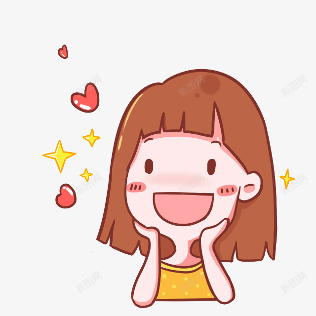 美少女png免抠素材_新图网 https://ixintu.com 人物 漫画 美少女