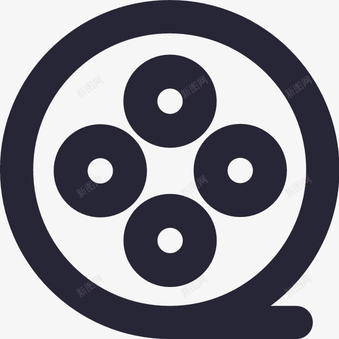 电影院icon矢量图图标eps_新图网 https://ixintu.com 电影院ico 矢量图