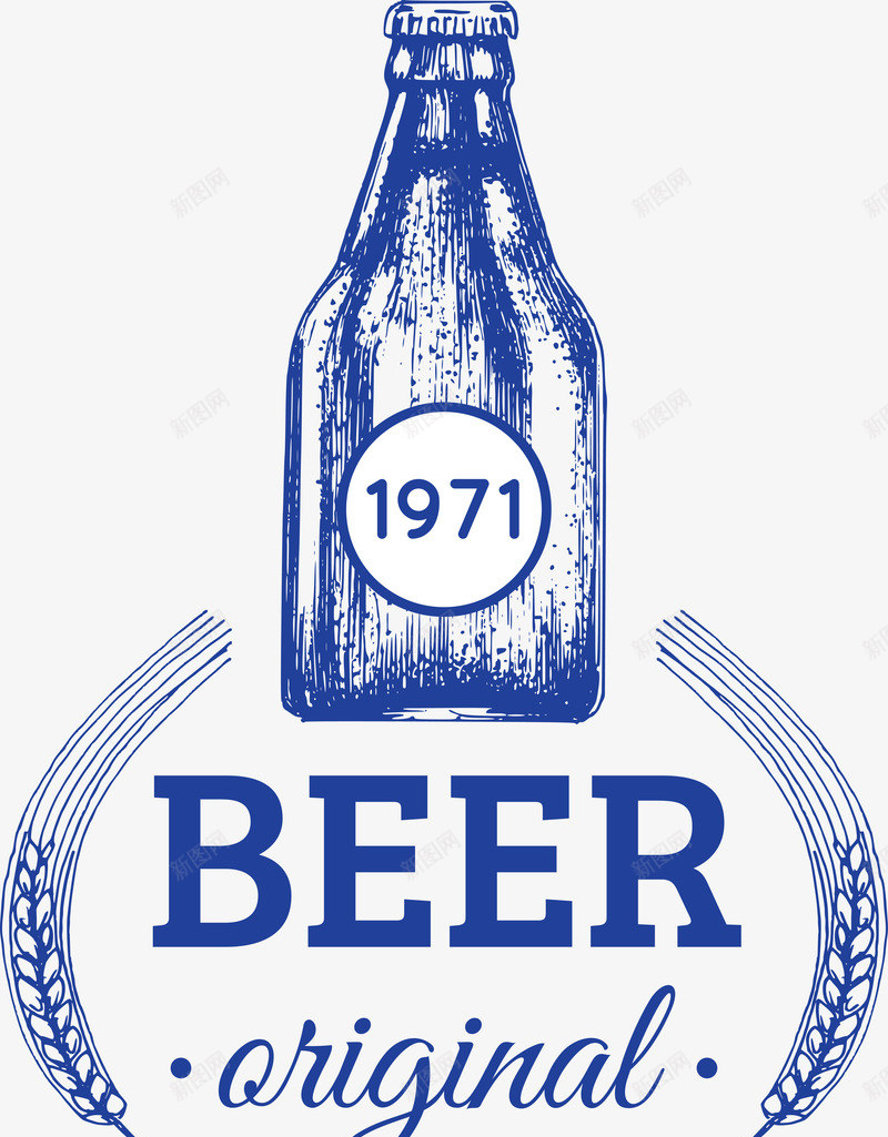 英伦范素描大冰杯啤酒标贴矢量图ai免抠素材_新图网 https://ixintu.com 复古标贴 素描标贴 英伦范素描大冰杯啤酒标贴 英国啤酒标题 矢量图