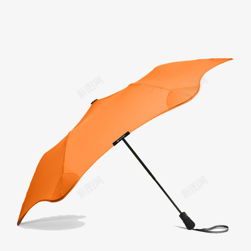 橘色加大雨伞png免抠素材_新图网 https://ixintu.com 单纯 暖色 橘色 纯色