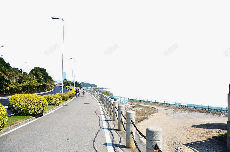 厦门环岛骑行风景png免抠素材_新图网 https://ixintu.com 厦门风景 城市街景 魅力城市 鼓浪屿风情