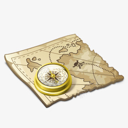 指南针与地图png免抠素材_新图网 https://ixintu.com 地图 好看 指南正
