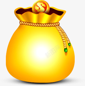 福袋图案png免抠素材_新图网 https://ixintu.com 福袋 金色
