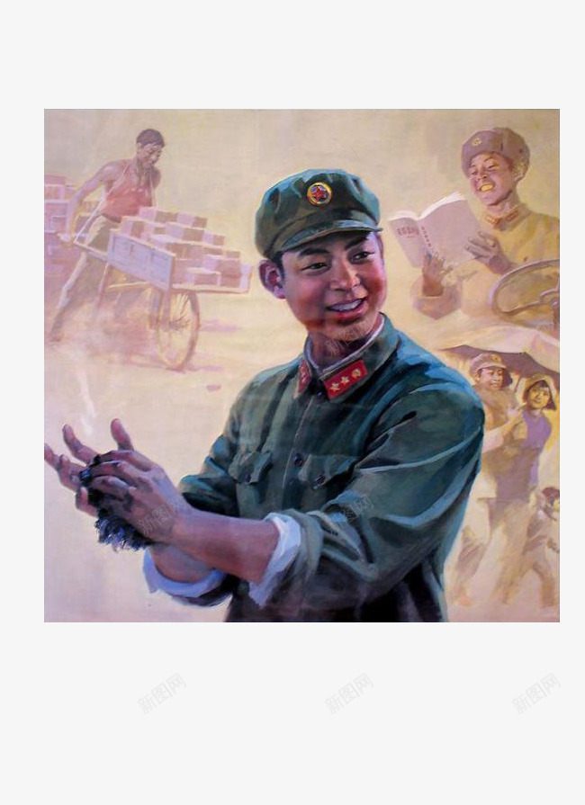 雷锋png免抠素材_新图网 https://ixintu.com 姒滄牱 学习雷锋 我是雷锋 鍐涗汉 鑻遍泟 鑻遍泟浜嬭抗 閮槦