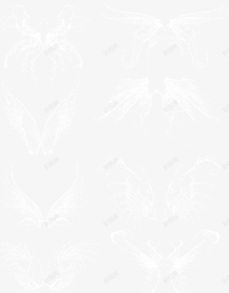 白色水花翅膀psd免抠素材_新图网 https://ixintu.com 免扣白色 水弹 水流 水珠水弹 水纹 白色水滴 白色水花翅膀 飞翔的水花翅膀