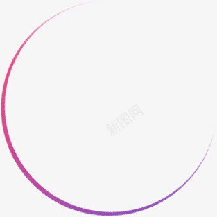 弧线png免抠素材_新图网 https://ixintu.com 时尚元素 曲线 渐变 科技元素 紫色弧线