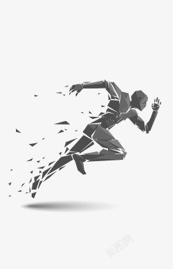 运动奔跑的人高清图片