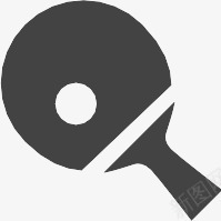 平发出难闻的气味球拍Glyph图标png_新图网 https://ixintu.com ping pong racket 平 球拍