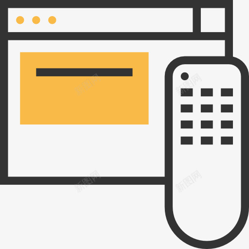 远程访问图标png_新图网 https://ixintu.com 互联网 指挥室图标 网络浏览器 远程控制 远程访问