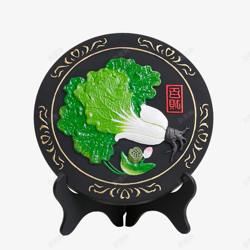 客厅摆件白菜办公室桌面摆设室内psd免抠素材_新图网 https://ixintu.com 创意 素雅 艺术 高档
