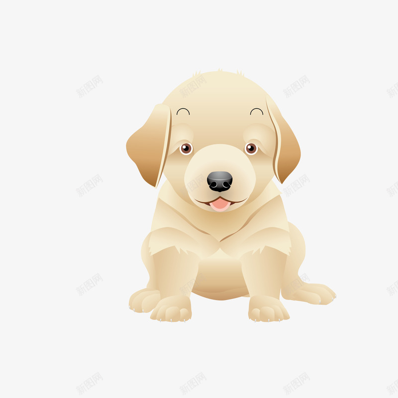 可爱的小奶狗png免抠素材_新图网 https://ixintu.com png图形 动物 卡通 宠物 小狗 装饰