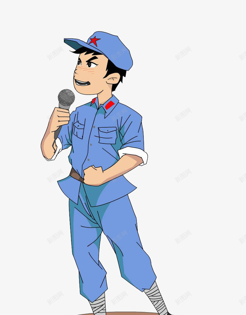 解放军战士文艺兵png免抠素材_新图网 https://ixintu.com 战士 文艺兵 爱国 解放