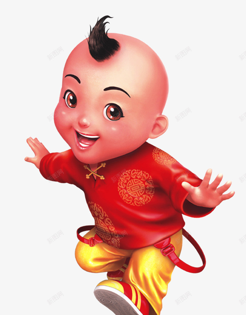 透明穿红衣的小男孩png免抠素材_新图网 https://ixintu.com 男孩 红衣 透明