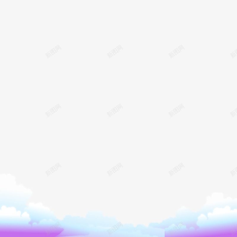 梦幻云层png免抠素材_新图网 https://ixintu.com 云 梦幻 浪漫 紫色 装饰