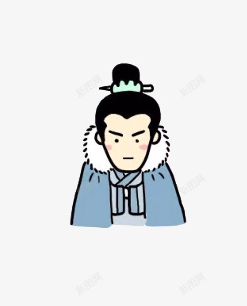 穿袍子的古人png免抠素材_新图网 https://ixintu.com 人物 卡通 好看 手绘