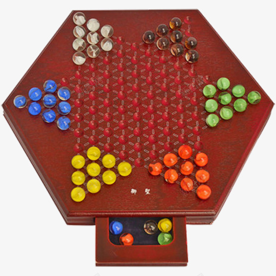 高档木制棋盘玻璃弹珠跳棋png免抠素材_新图网 https://ixintu.com 下跳棋 宫廷 带抽屉 木制 棋盘 玻璃弹珠 跳棋 高档