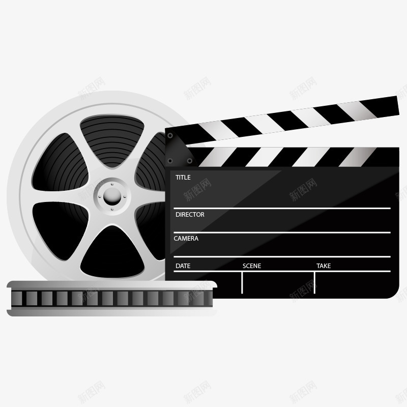电影png免抠素材_新图网 https://ixintu.com 动作 导演 戏剧 摄影 电影