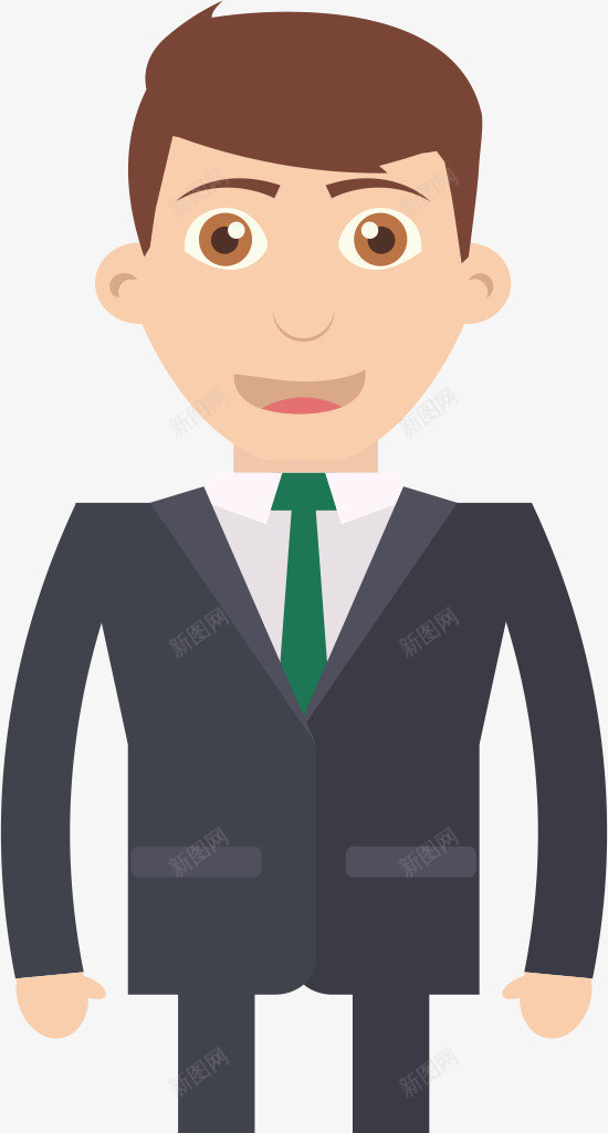 商务男士矢量图ai免抠素材_新图网 https://ixintu.com AI 人物 卡通 可爱 商业 商务 手绘 男士 西装 矢量图