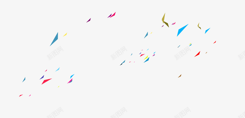 漂浮的几何图形png免抠素材_新图网 https://ixintu.com 不规则图形 彩色色块 漂浮素材 菱形色块