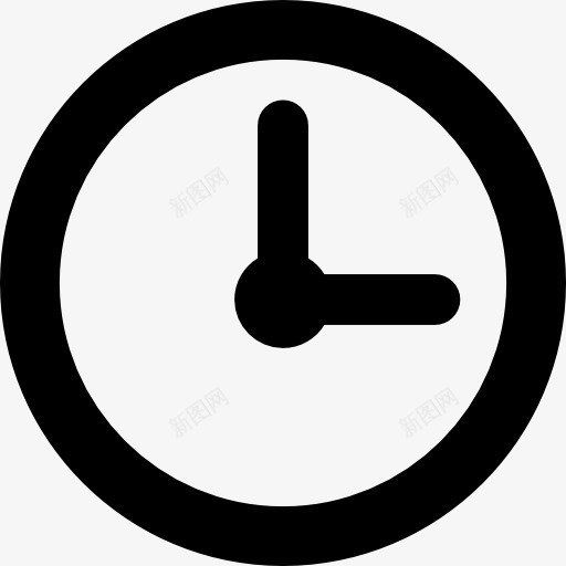 时钟图标png_新图网 https://ixintu.com 定时 手表 时装 时间 时间动画 秒表 秒表矢量卡通图 计时器 闹钟