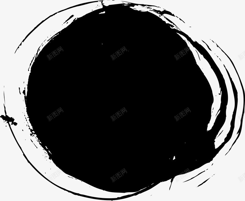 圆形水墨刷png免抠素材_新图网 https://ixintu.com ps水墨笔刷 中国水墨笔刷 圆形水墨刷 毛笔水墨笔刷 水墨画笔刷 水墨笔刷效果 笔刷矢量