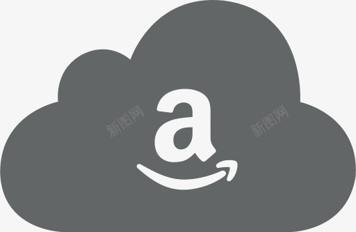 亚马逊云卖店购物云端网络图标版png_新图网 https://ixintu.com Amazon cloud sell shop shopping 云 亚马逊 卖 店 购物
