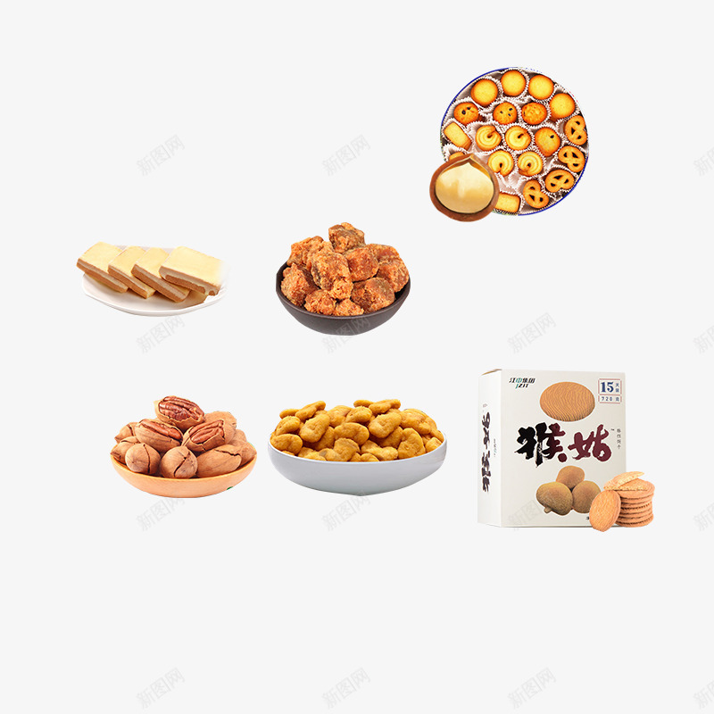 零食大礼包png免抠素材_新图网 https://ixintu.com 产品实物 大礼包 零食