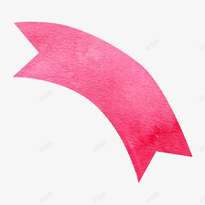 手绘玫红渐变节日元素png免抠素材_新图网 https://ixintu.com 卡片 图案 少女心 情人节 明信片 粉色 装饰 贺卡