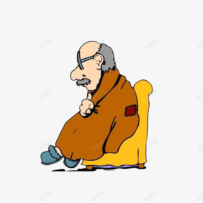 裹着破被子睡觉的老人png免抠素材_新图网 https://ixintu.com 在沙发上睡觉的老人 老人睡觉 裹着破被子睡觉的老人