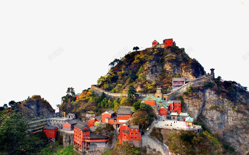 湖北十堰武当山三png免抠素材_新图网 https://ixintu.com 名胜古迹 旅游风景 著名建筑