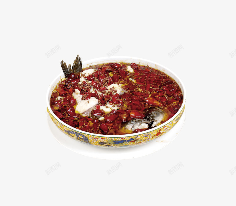水煮鱼菜品png免抠素材_新图网 https://ixintu.com 宴请 菜品 酒席 麻辣