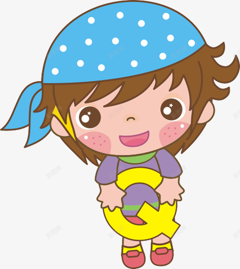 卡通男孩六一儿童节61png免抠素材_新图网 https://ixintu.com 61 六一儿童节 卡通 男孩