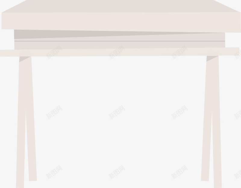 桌子png免抠素材_新图网 https://ixintu.com 扁平化 木板 木桌子 桌子