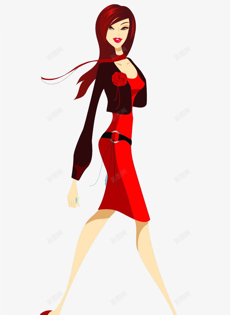 卡通性感女郎png免抠素材_新图网 https://ixintu.com 卡通性感女郎 卡通画 卡通素材 可爱卡通图片