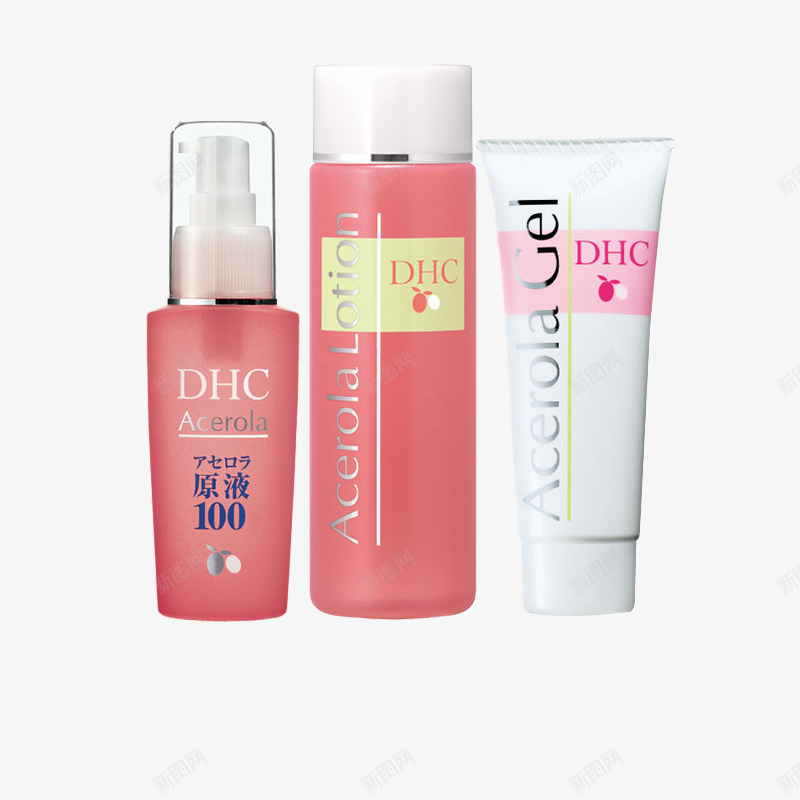 DHC樱桃果明套装改善暗沉油腻png免抠素材_新图网 https://ixintu.com DHC 产品实物 套装 护肤 控油 樱桃 清洁 面部