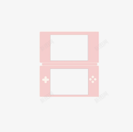 粉色游戏机框png免抠素材_新图网 https://ixintu.com 创意 少女 框 游戏机 粉色
