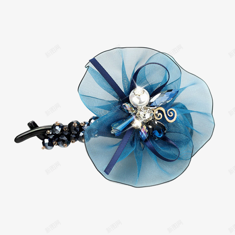 韩版发卡头花马尾夹蝴蝶结png免抠素材_新图网 https://ixintu.com 产品实物 刘海夹 发卡 发箍 发饰 发饰品 头饰 布艺 弹簧顶夹子 蝴蝶结发夹 边夹 顶夹
