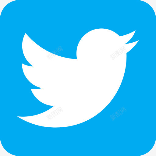 鸣叫笨蛋笨蛋推特推特鸟社会扁平图标png_新图网 https://ixintu.com Tweet bird twit twits twitter 推特 推特鸟 笨蛋 鸣叫