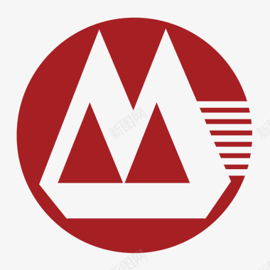 红色圆形招商银行logo图标图标