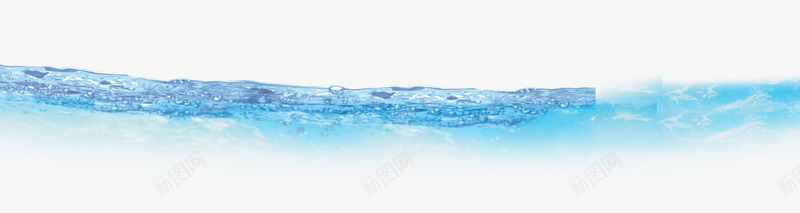 蓝色海水夏日促销png免抠素材_新图网 https://ixintu.com 促销 夏日 海水 清凉 蓝色