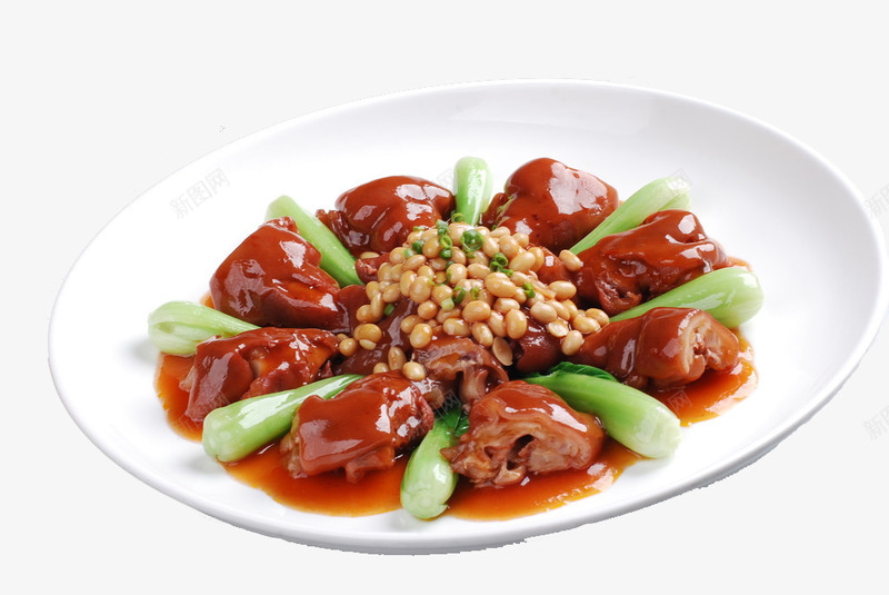 黄豆焖猪手png免抠素材_新图网 https://ixintu.com 东北菜 传统美食 家常菜 招牌猪手 熟食 特色猪蹄 猪手猪蹄 猪腿 餐饮美食 高清菜谱用图 黄豆焖猪蹄 黄豆猪手