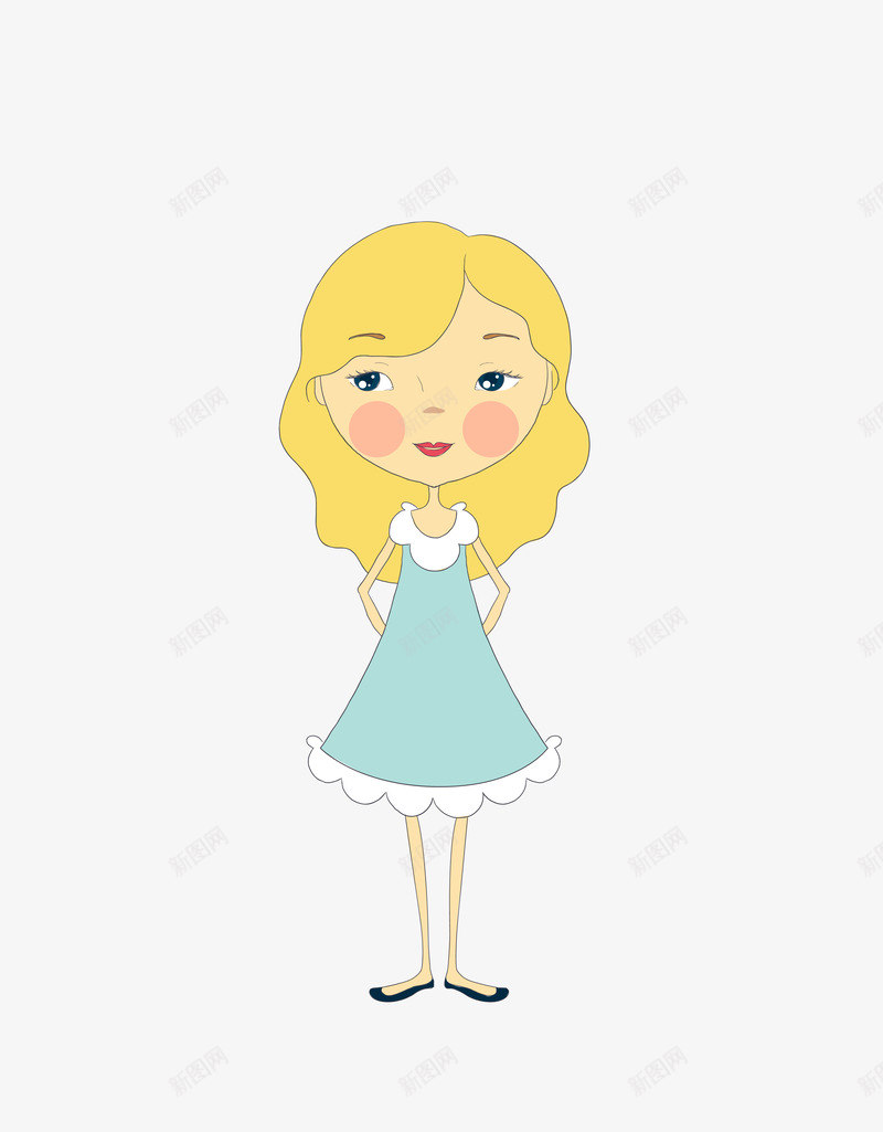 漂亮美女矢量图eps免抠素材_新图网 https://ixintu.com 可爱女孩 性感女人 流行 矢量女人 达人秀 青春 矢量图