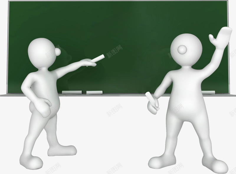 教师讲课png免抠素材_新图网 https://ixintu.com 3D小人 上课 举手 书写 人物 小人 教师 粉笔 讲解 讲课 黑板