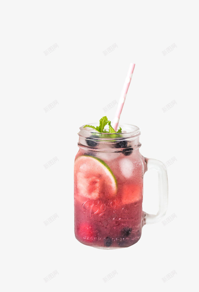 草莓蓝莓柠檬味汽水png免抠素材_新图网 https://ixintu.com 夏日饮品 柠檬味汽水 汽水果汁 蓝莓口味 蔬菜水果