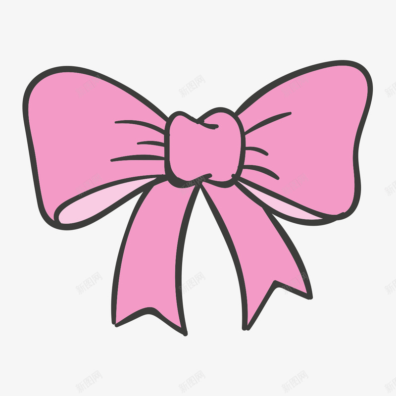 手绘卡通蝴蝶结png免抠素材_新图网 https://ixintu.com 卡通 少女心 手绘 手绘卡通蝴蝶结 蝴蝶结 装饰