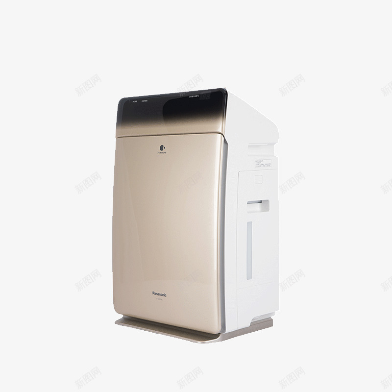 松下空气净化器png免抠素材_新图网 https://ixintu.com 品牌净化器 进口净化器 金色净化器 高档净化器