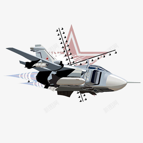 白色简约装饰飞行战机png免抠素材_新图网 https://ixintu.com 彩色底纹 感兴趣 战斗 战斗机 直升机大全 空中飞行 航空飞机